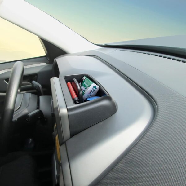 TOPINSTALL Dash Center Console Tray Compatible with Ford Bronco Sport 2021-2024 Accessories (CX430), Dashboard Insert ABS Plastic Storage Organizer Phone Holder Coin Container (Not for 2025)