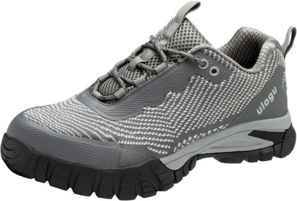 ulogu Waterproof Hiking Shoes for Men Women丨 Comfy Lightweight Non-Slip All Day Walking Work Sneakers 6-Month Warranty