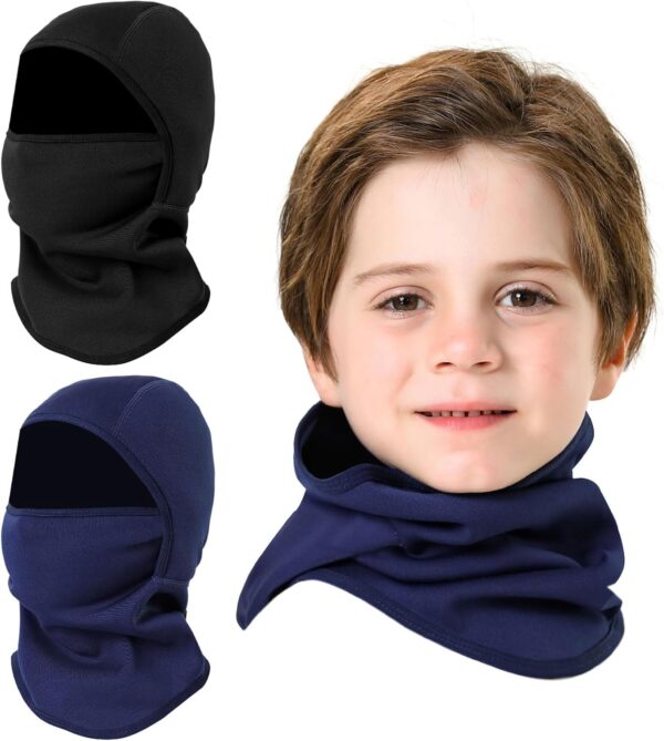 Aegend Balaclava Face Mask for Kids Age 5-12, Windproof Ski Face Neck Warmer for Cold Weather Winter Outdoor Sports