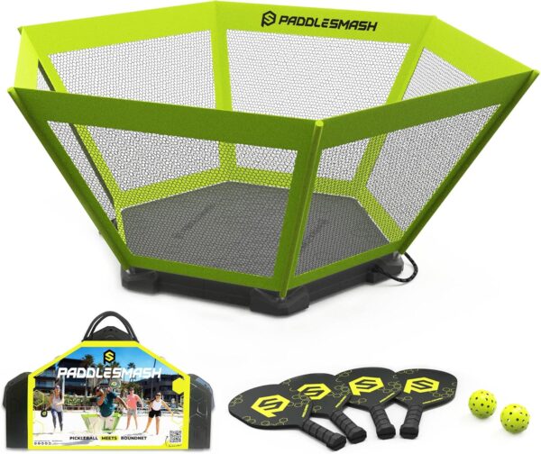 Pickleball Yard Game As Seen on Shark Tank - Beach, Backyard, Tailgate & Lawn, Outdoor Activities for Adults and Family - Easy Assembly