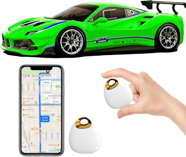 GPS Tracker for Vehicles Mini GPS Tracker Compatible with Apple and Android Real-time Global GPS Tracker GPS Tracker for Vehicles, Cars, Pets or Keys GPS Tracker No Subscription/No Monthly Fee