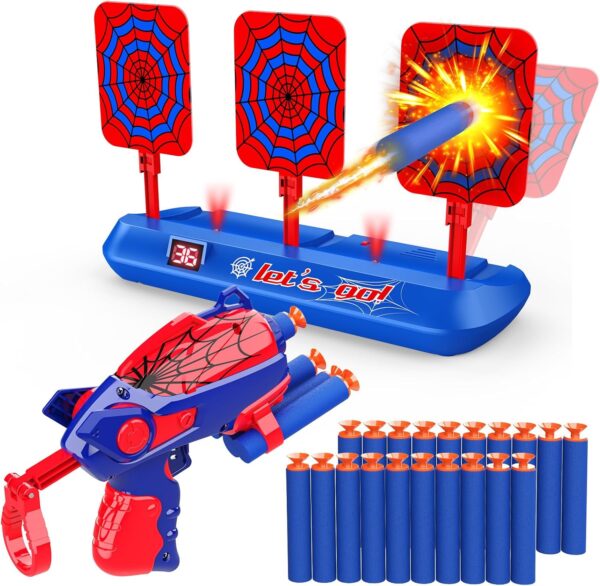 Shooting Toys for 3-12 Year Old Boys,Shooting Targets for Guns Toys for Ages 5-7 4-6 6-8 Outdoor Game Garden Toys Family Fun for Birthday Halloween Xmas Easter Gifts for 3-12 Year Old Boys Kids